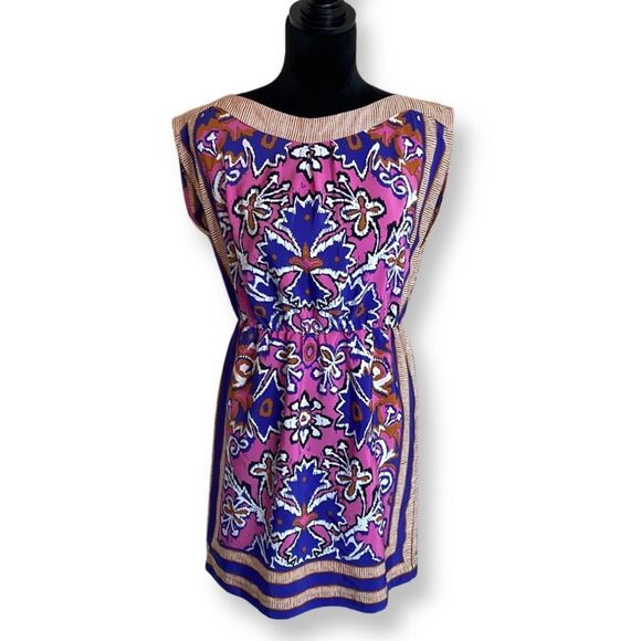 Loft floral satin mini dress - Picture 1 of 8